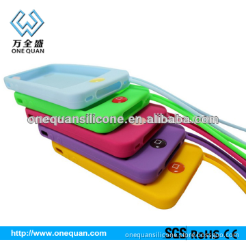 new arrival silicone protective phone case with touch pen